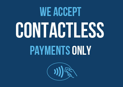 contactless payment method posters