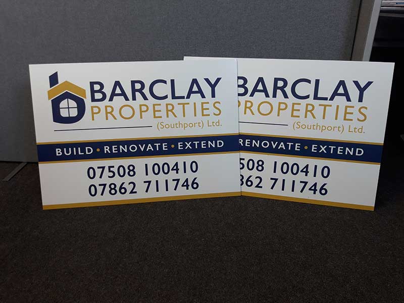 barclay properties southport - Dibond boards