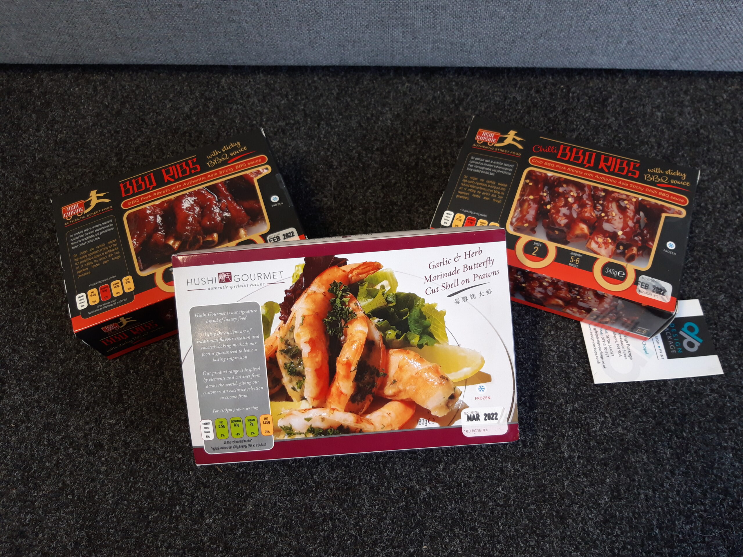 Asia Cuisine Carton Sleeve packaging