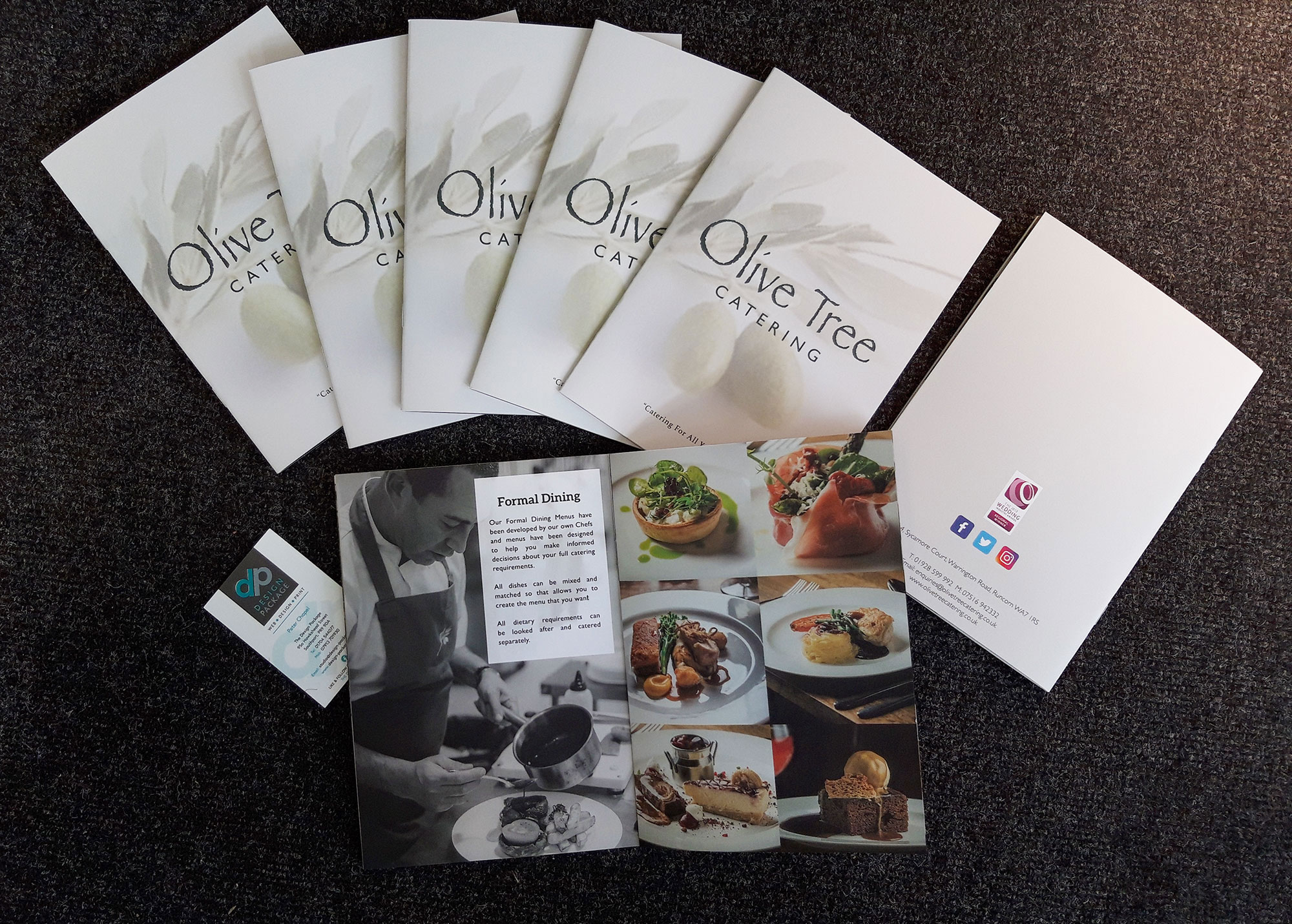 olive tree catering 24 page brochure